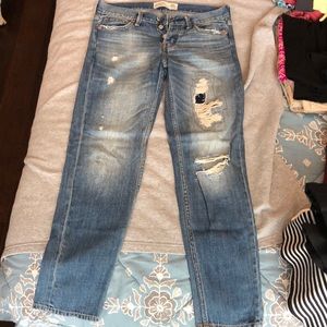 Abercrombie boyfriend straight jeans